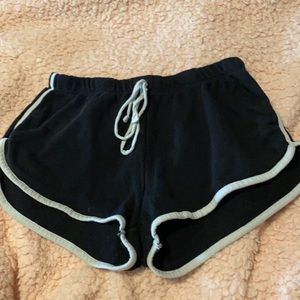 Black & White Athletic Shorts